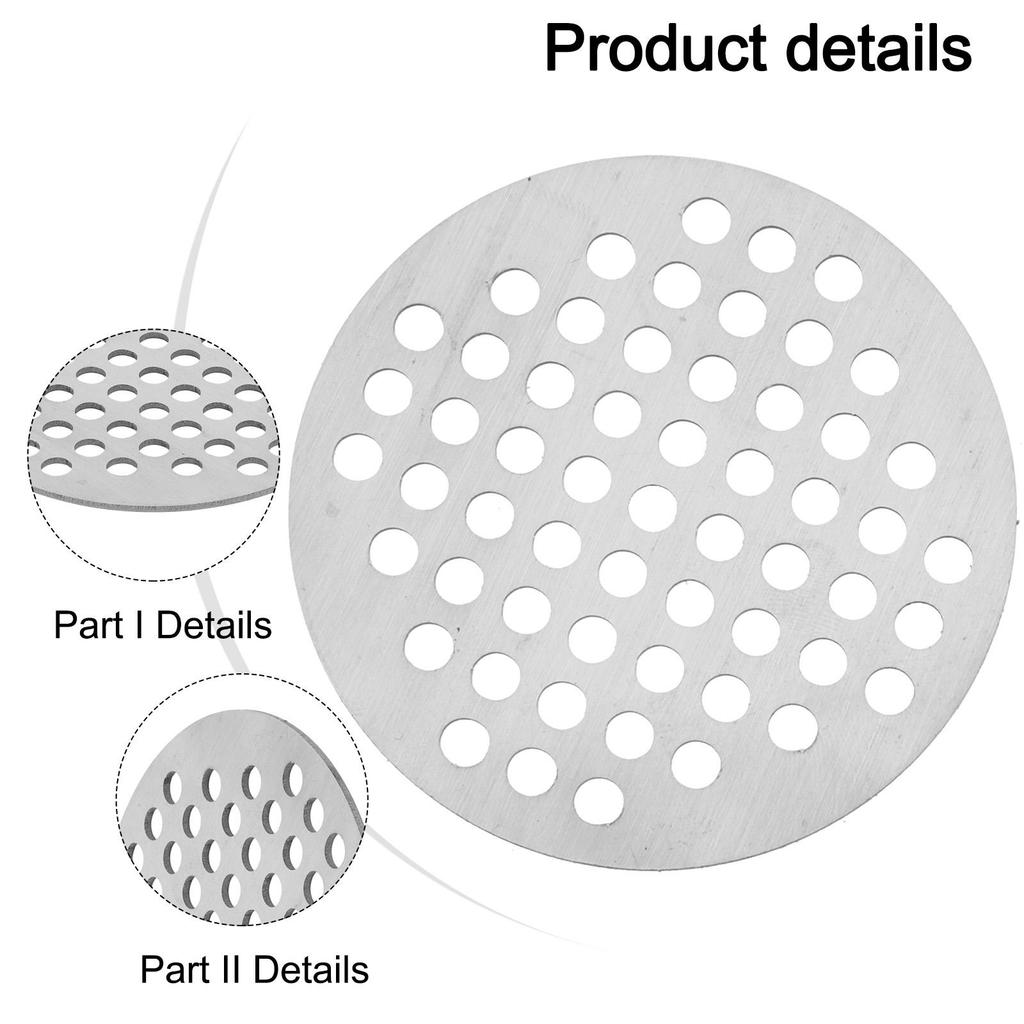 Stainless Steel Shower Sink Strainer Drain Hair Filter Cover For Bathroom Shower