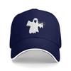 Ghost Of Disapproval Sun Baseball Cap Men Women Hand Letter Design Trucker Hat Adjustable Fashion Hunting Camping Snapback Cap