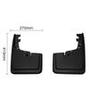 4x Car Wheel Mud Flaps Protection Fender Repair Part Easy tallation Sturdy Car Accessories Mudguards for F150