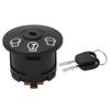 Ignition Switch 5 Terminals 3 Position Lawn Mower Starter Switch with Key 925-04228 for Craftsman