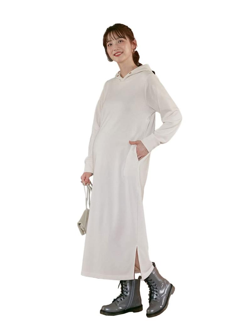 Maternity Nursing One Can Be Used for a Long Time After Giving Mini Hooded Long Free Maxi Length 10231200 [ANGELIEBE] Clothes, Piece, Birth, Soft,