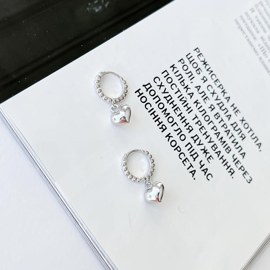 Серебряные серьги без камней (2144625)