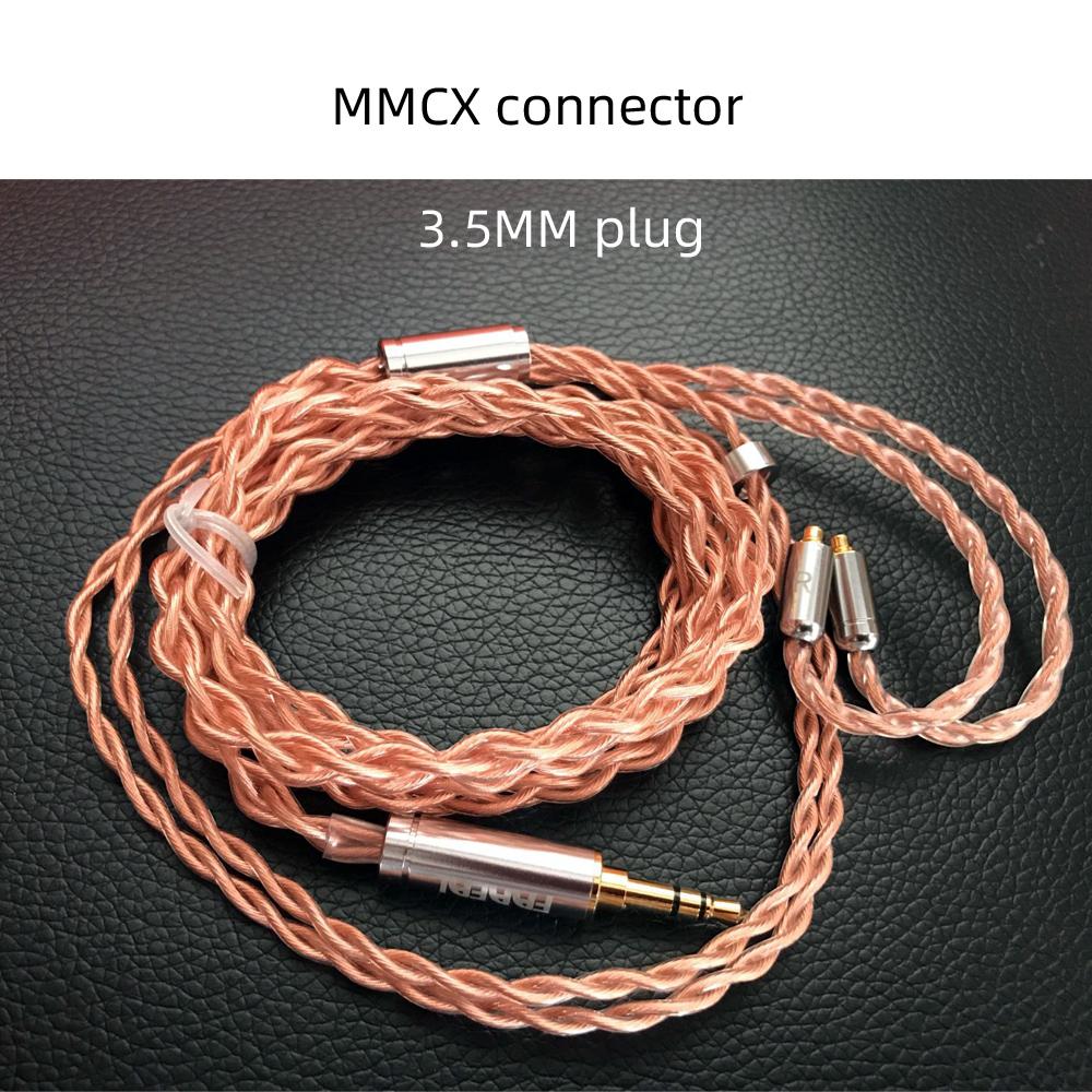 FAAEAL кабель для наушников 3,5/2,5/4,4 мм сменный провод для наушников MMCX/2Pin 0,78 мм линия обновления для BLON Moondrop TANGZU TRN SE535