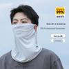 UPF50+ Unisex Cooling Cycling Mask - Sun Protection, Breathable, Anti-UV, Ice Silk Fabric, Earloop Design