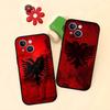 A-Албания F-Флаг Чехол для телефона для IPhone 17/16/15/13/14 Pro Max/ 11Plus/X/Xr/Xs Max/12mini