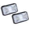 DaishiDai Side Marker LED Grille Marker Turn High for and Side and Roadside Set of 2 Lamps, 12V/24V Signals, Brightness, Trucks, Cars, Motorcycles,