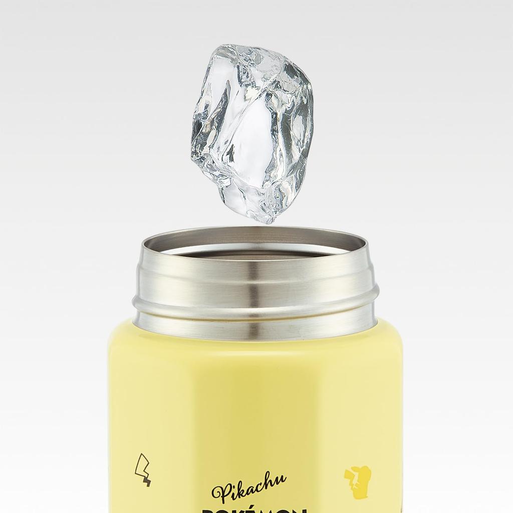 Skater Кружка из нержавеющей стали Легко восьмиугольная Изолированная для горячего и холодного Пикачу для бутылки, 500 мл, Держать, Форма, Напитки, Дизайн покемонов, Мальчики, STO5-A