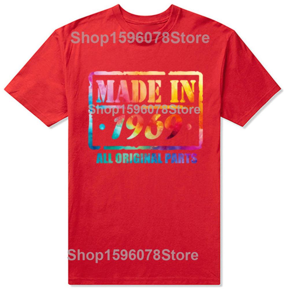 VINTAGE 1969 Birth Year Funny Quotes Retro Tshirts Men Womens Fashion Casual Tshirt 100 Cotton Loose Oversized T Shirt