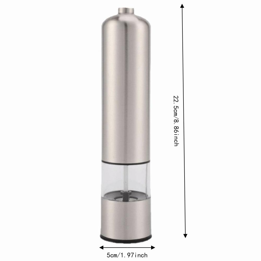 Viewable Electric Salt Pepper Grinder One Handed Operation Pepper Grinder  Kitchen