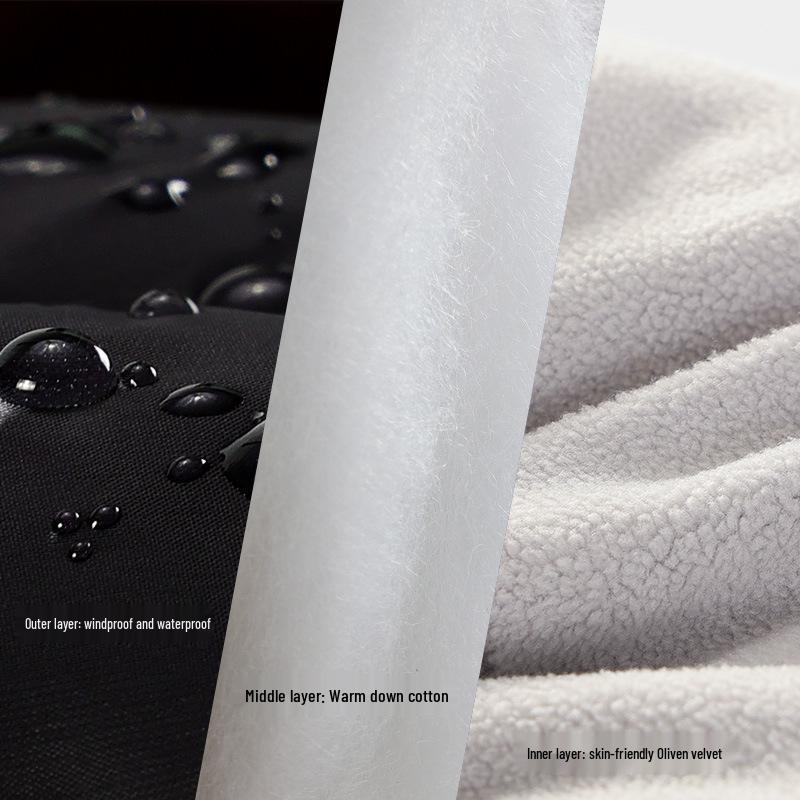 Зимняя шапка-ушанка для мужчин и женщин: Катание на лыжах на открытом воздухе, Подкладка из бархата, Теплые с очками, Ветрозащитные и водонепроницаемые