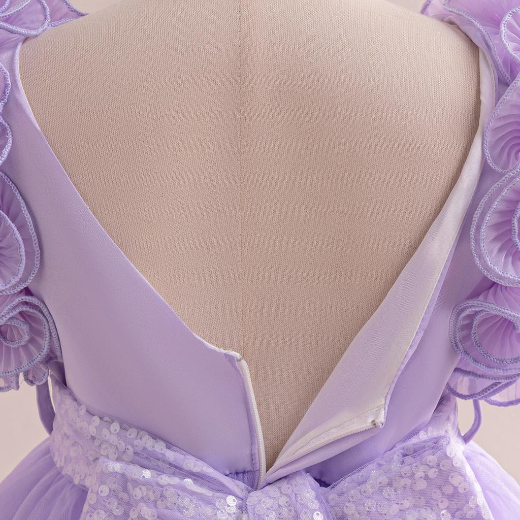 4-14 лет платье принцессы для девочек-цветочниц на свадьбу, летнее детское торжественное длинное платье с бантом для школьных вечеринок, детские новогодние платья