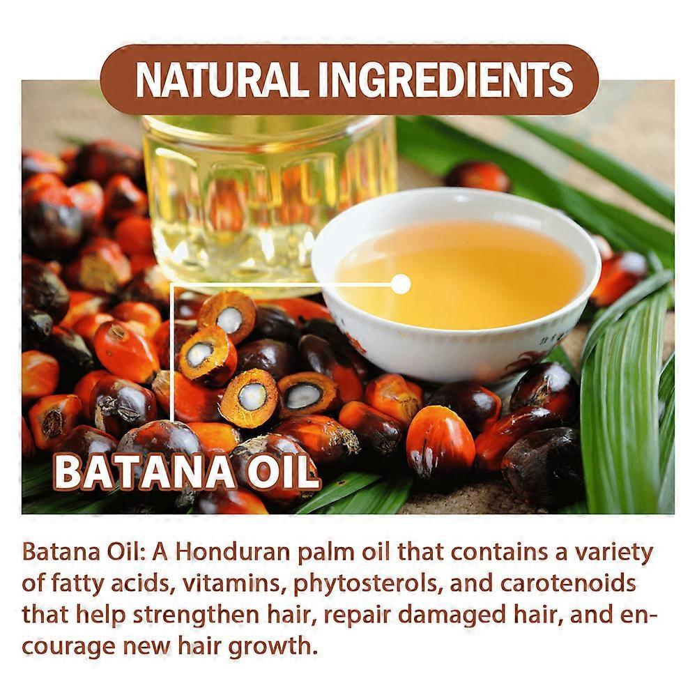 Pure Batana Oil for Hair Growth, Natural Batana Butter Treatment for Alopecia Areata & Hair Loss, Hair Regrowth Serum for Men & Women