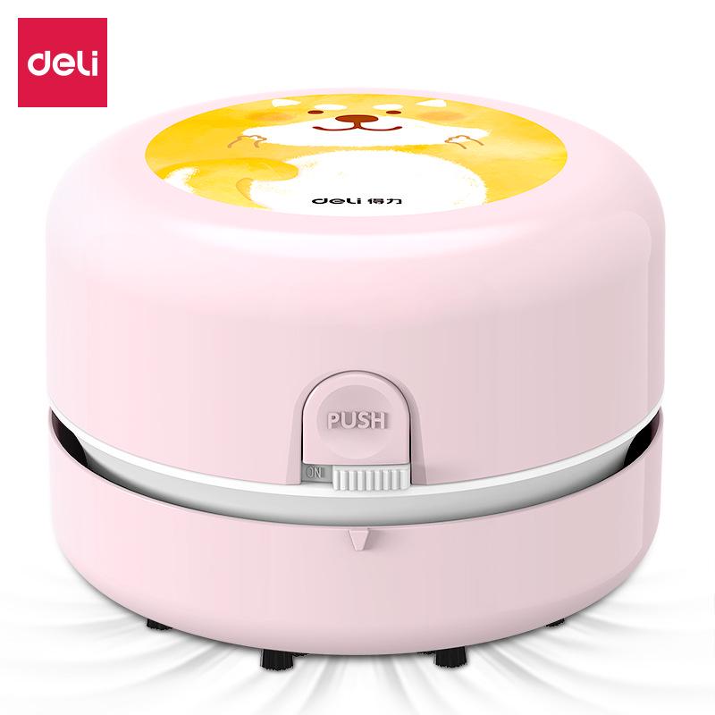 Настольный пылесос Deli для крошек от ластика и карандашной стружки, пыли с клавиатуры и уборки студенческого стола