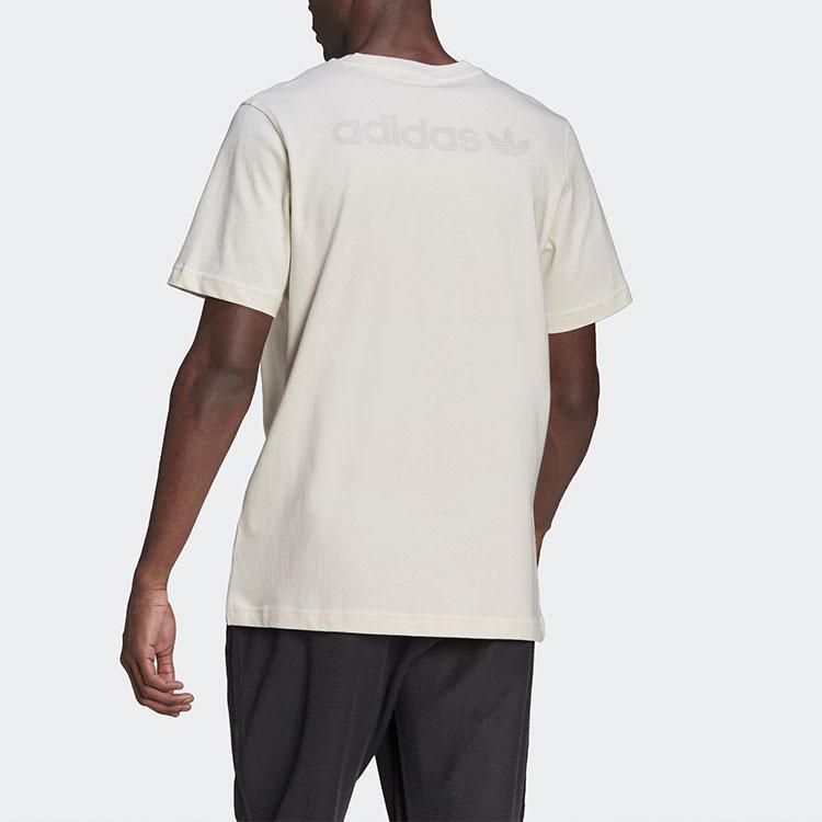 adidas Футболка Originals с круглым вырезом и логотипом Trefoil, мужская, белая HP0443