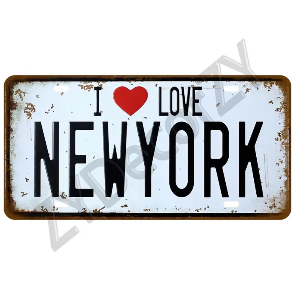 Жестяная табличка Город-государство Жестяная табличка Знаменитая городская табличка Достопримечательность Металлическая табличка Настенный декор Гараж Бар Паб Клуб Отель Кафе Кухня Дом