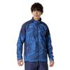 Breath Thermo Warmer Training Pageant Blue Jacket, Moisture-Wicking, Water-Repellent, Windproof, Brushed, 32MEB541, Men's,