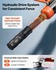 Hydraulic Pipe Crimping Tool, Stainless Steel Tube Fittings Crimper with V12, V15, V18, V22, V28 Jaws & Carrying Case, Press Crimper Tool Kit for