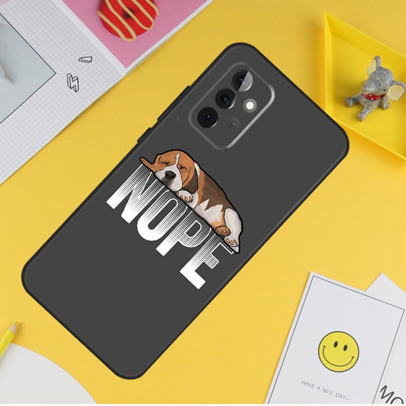 Чехол для телефона с изображением щенка бигля для Samsung Galaxy A53 A33 A13 A12 A32 A52 A14 A34 A54 A15 A25 A35 A55 A71 A51