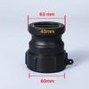 Thicken Female Connector Ibc Tank Adapter 60Mm Female Camlock Coupler Pp Material Camlock Fitting