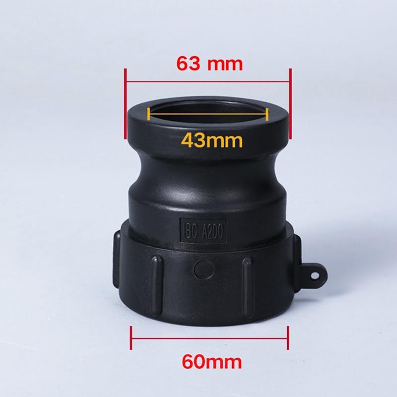Thicken Female Connector Ibc Tank Adapter 60Mm Female Camlock Coupler Pp Material Camlock Fitting