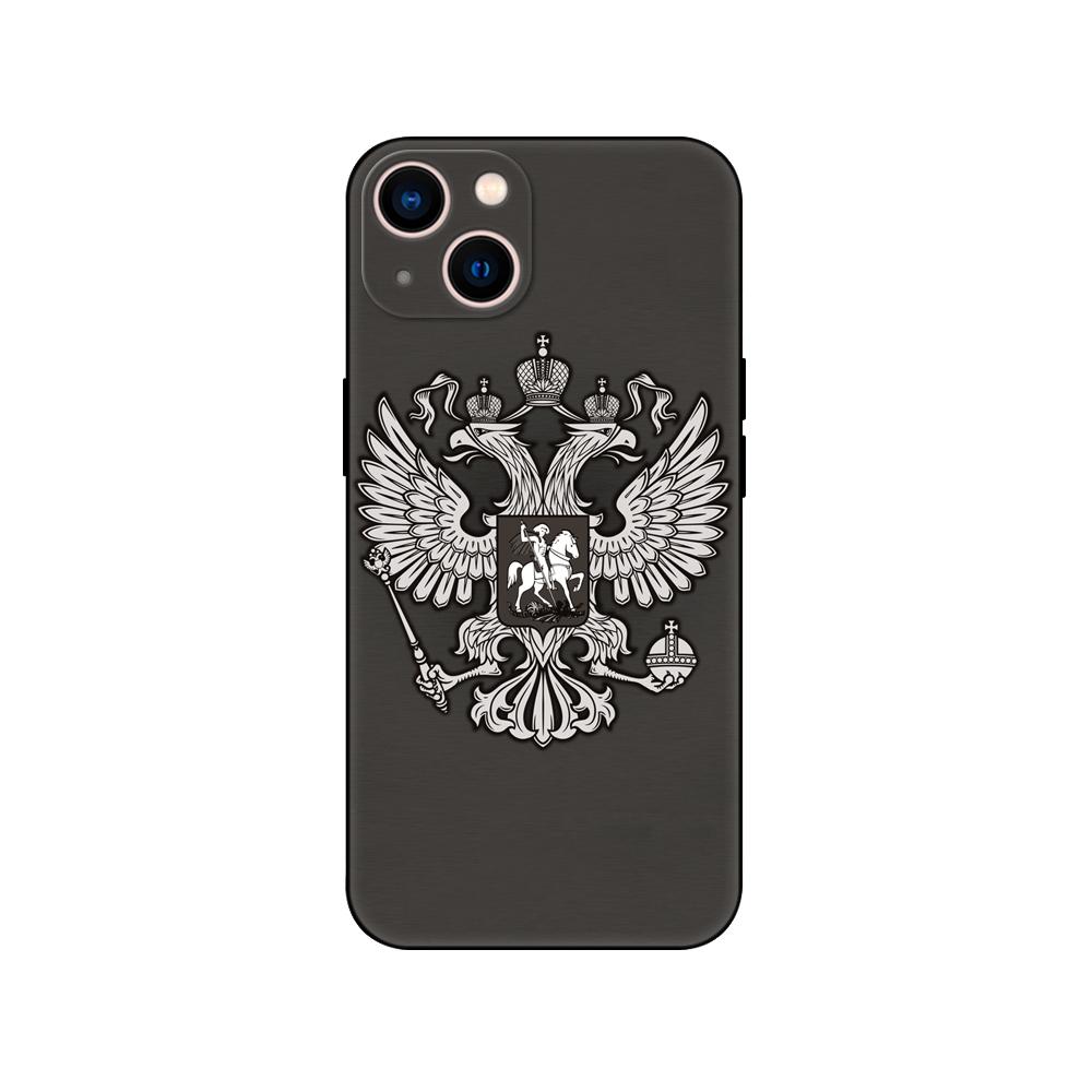 Черный чехол из ТПУ для Samsung Galaxy A03 Core A03S A13 A23 LTE A33 A53 A73 4G 5G флаг Российской Федерации ретро