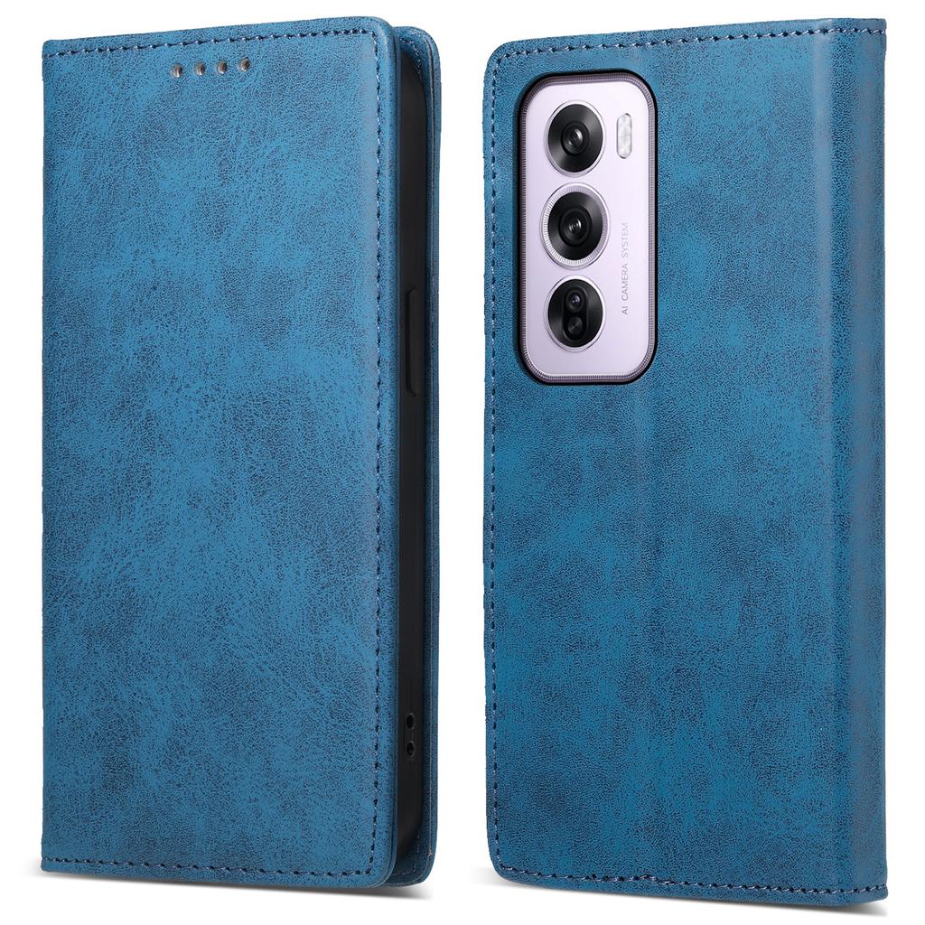 DF-05 For Oppo Reno12 Pro 5G (Global) Case PU Leather Phone Cover RFID Blocking