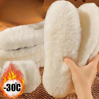 Стельки для обуви мужские зимние для тепла ног утолщенные стельки женские для снежных ботинок обувная стелька