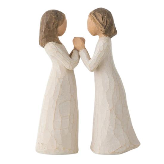 Статуэтка сестры из смолы, настольное украшение для сестринской дружбы, украшение для гостиной, спальни, скульптура для девочек, сестринская любовь, подарок для подруг-сестер