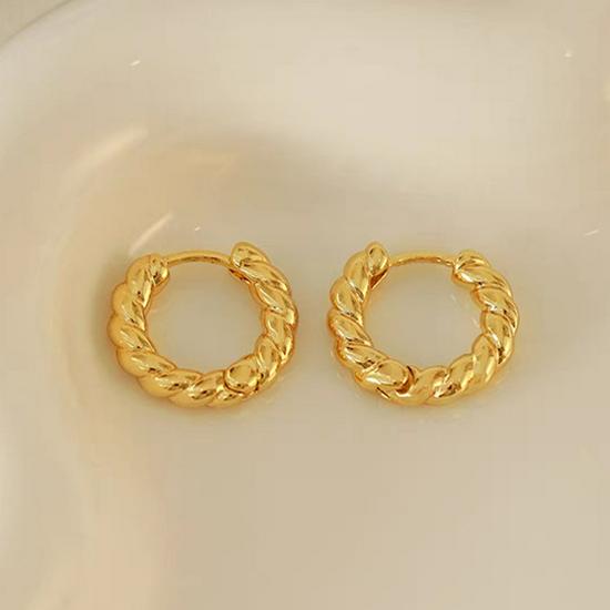 Вдохновленные Роуз Хуан и Лю Ифэй женские серьги-пусеты и витые каффы для ушей 2024 года