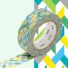 Multicolored Masking Tape Cold Tones - 1.5 Cm X 7 M