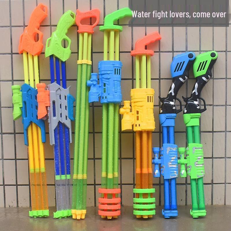 JINGRUIXIANG 15-Hole Gatling Pump Water Gun