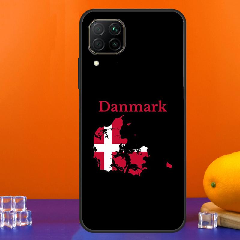 Флаг Дании для чехла Huawei Nova 9 10 SE 5T 12i 12s 11i Y91 Y90 Y60 Y70 Y72 Y61 P60 Pro P20 P40 P30 Lite
