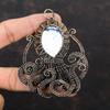 Dendrite Opal Pendant Copper Wire Wrapped Pendant Natural Gemstone Pendant Handmade Octopus Pendant Gift For Him Copper Wire Wrapped Jewelry