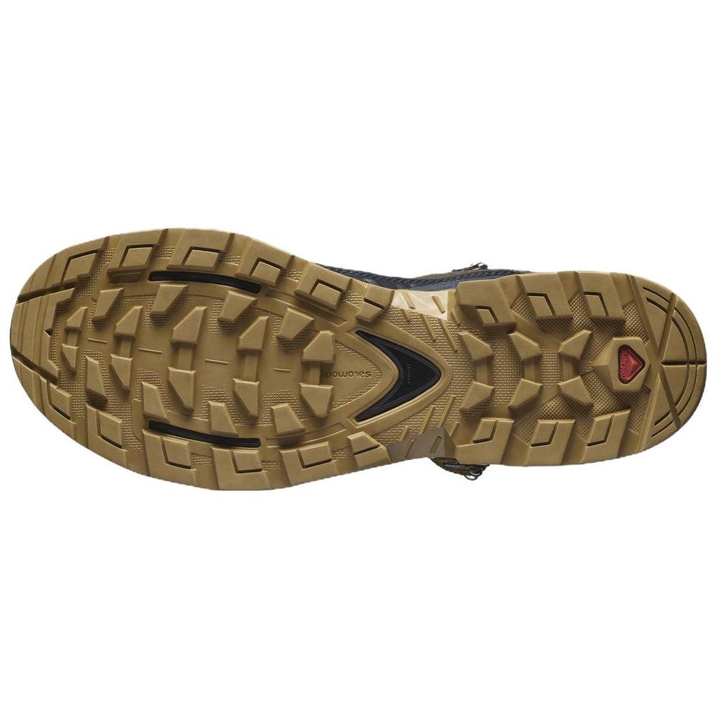 SALOMON Gore-Tex Quest Element Comfortable Slip-Resistant Durable High-Top Outdoor Functional Shoes Men Shoes Brown L47216100