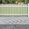 Стальная Конструкция Железнодорожная Шпала Кронштейн Зубчатый Дизайн Металлический Материал Сталь Зубчатый Забор Малый Размер Сверхпрочный