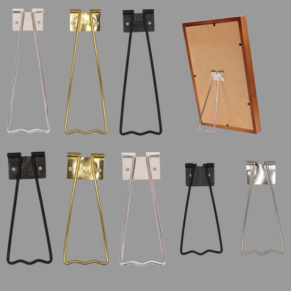 Iron Iron Art Display Stands Black Photo Frame Pedestal Holder New Storage Rack