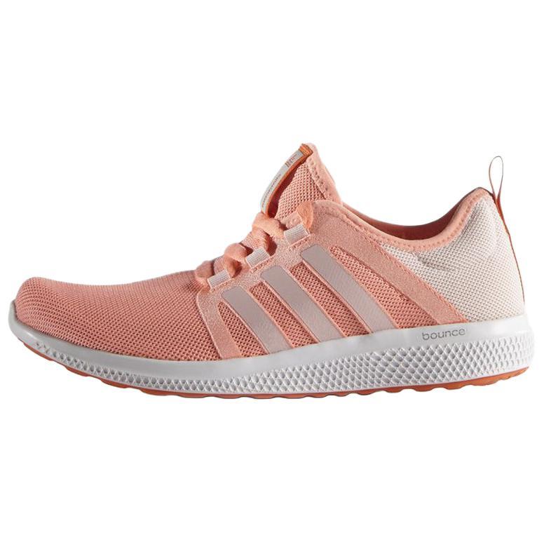 adidas Амортизирующие Нескользящие Износостойкие Низкие Повседневные Кроссовки для Бега Женские Розовые Кроссовки S74425