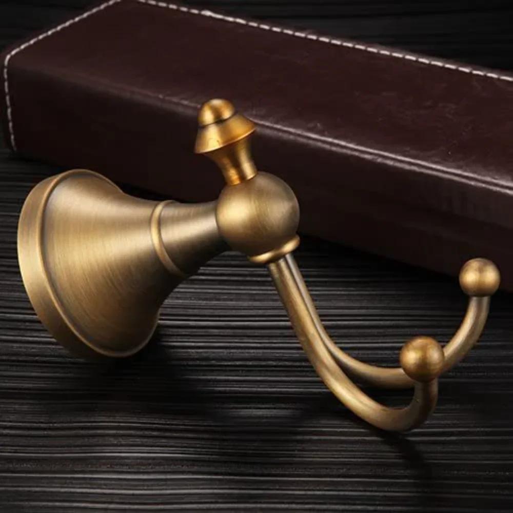 Vintage Towel Hook Bronze Wall Mounted Cloth Hat Hanger Hooks Bathroom Accessories Wall Hooks Bathroom Accessories