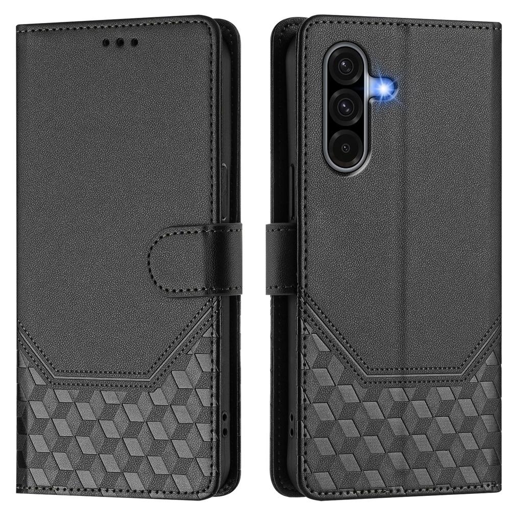 Leather Case Wallet Durable Leather RFID Blocking Card Holders Shockproof Kickstand Protective Flip Cover For Samsung Galaxy A26 A25E A56 A36 A16 A06