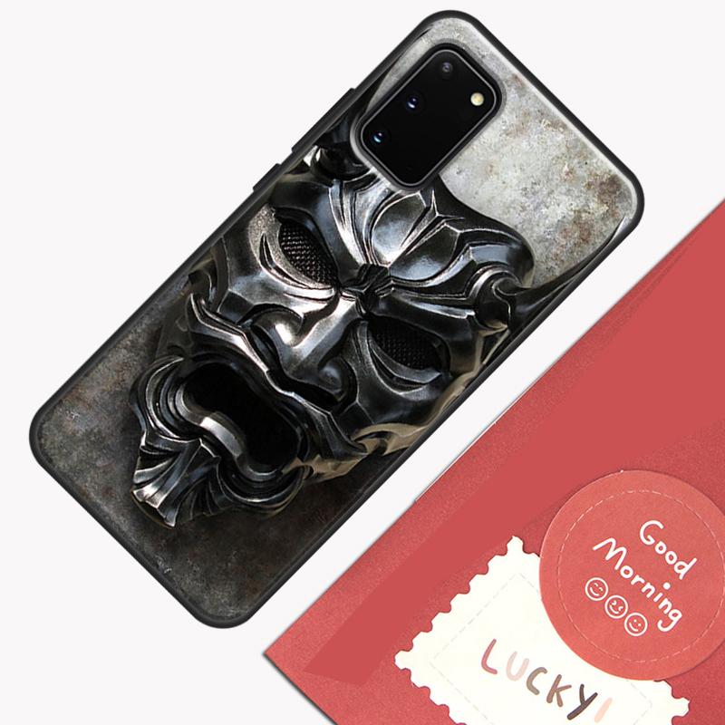 Japanese Oni Hannya Demon Mask Phone Case For Samsung Galaxy S26 S25 S24 S20 S21 S22 S23 Ultra S10 Plus S25 FE Cover Shell