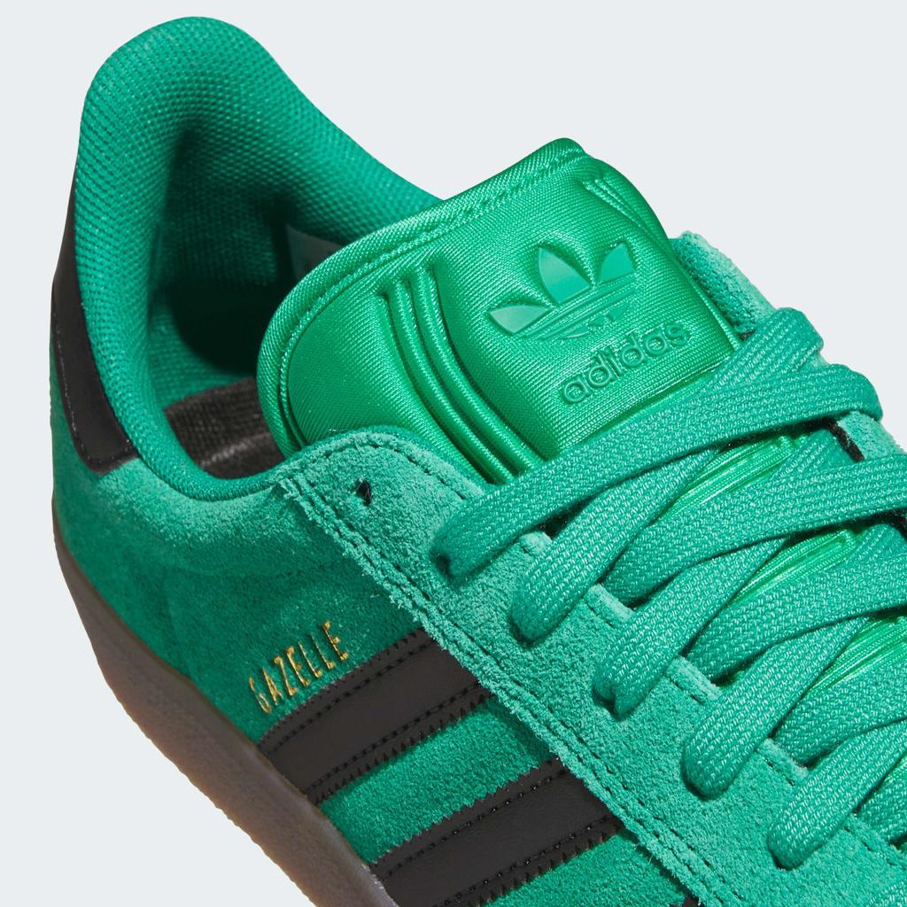 adidas GAZELLE ADV KI3206 Unisex Originals Sneakers Court Green / Core Black / Gum