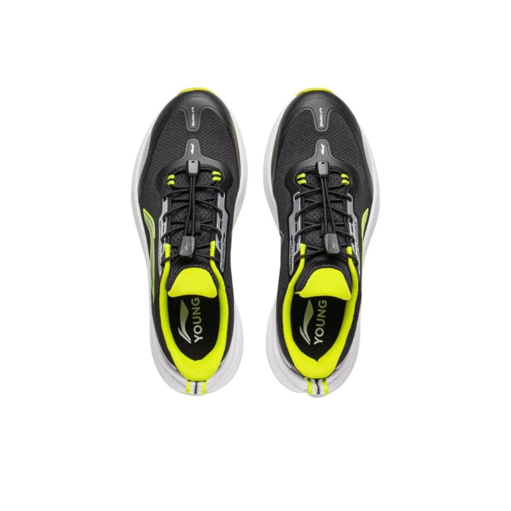 Li Ning Kids Xun Hang 2 V2 Comfortable Versatile Durable Support Low Top Running Shoes Kids Running Shoes Black YKFV050-9