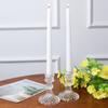 Vintage Fine Glass Candlestick Dinner Candle Holder Home Wedding Decorations