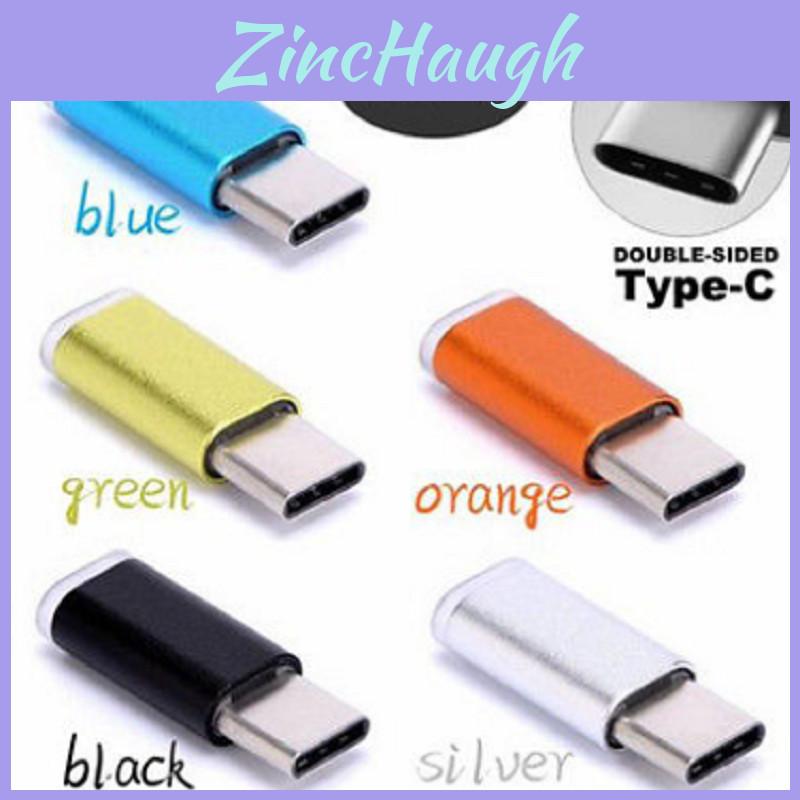 Компактный 3-в-1 Металлический Micro USB на USB-C Type-C Адаптер-зарядное устройство для синхронизации и высокоскоростной передачи данных