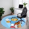 1 шт. Круглый ковер Garfield для офиса, под офисные стулья, спальни, гостиной, домашний декор a1016085