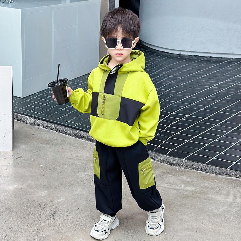 Модный осенний комплект толстовки для мальчиков 2025 - Стильный и спортивный повседневный наряд
