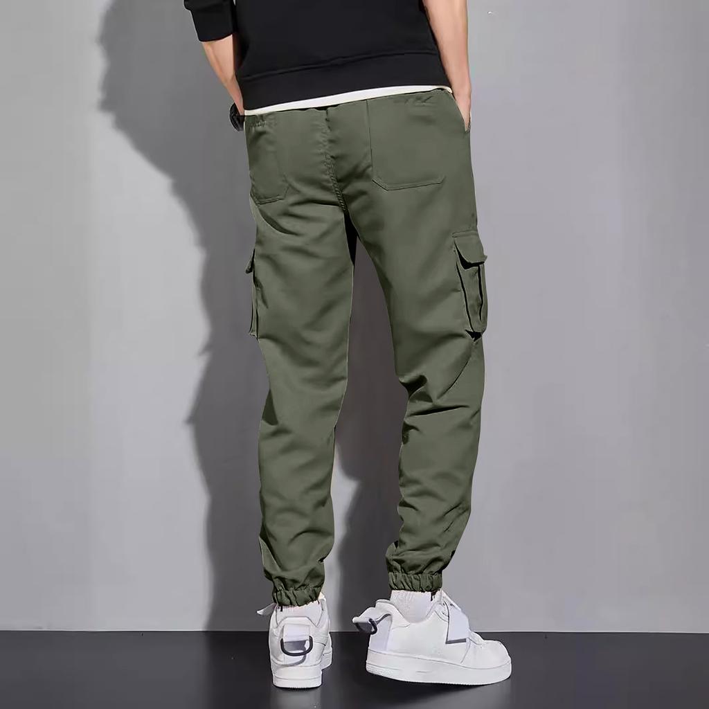 Casual Sports Pants Men's Loose Long Panel Fitness Running Training Pants