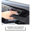 For Toyota Highlander 2022-2025 Soft Carbon Fiber Car Inner Door Bowl Panel Decorative Stickers Car Interior Accessories