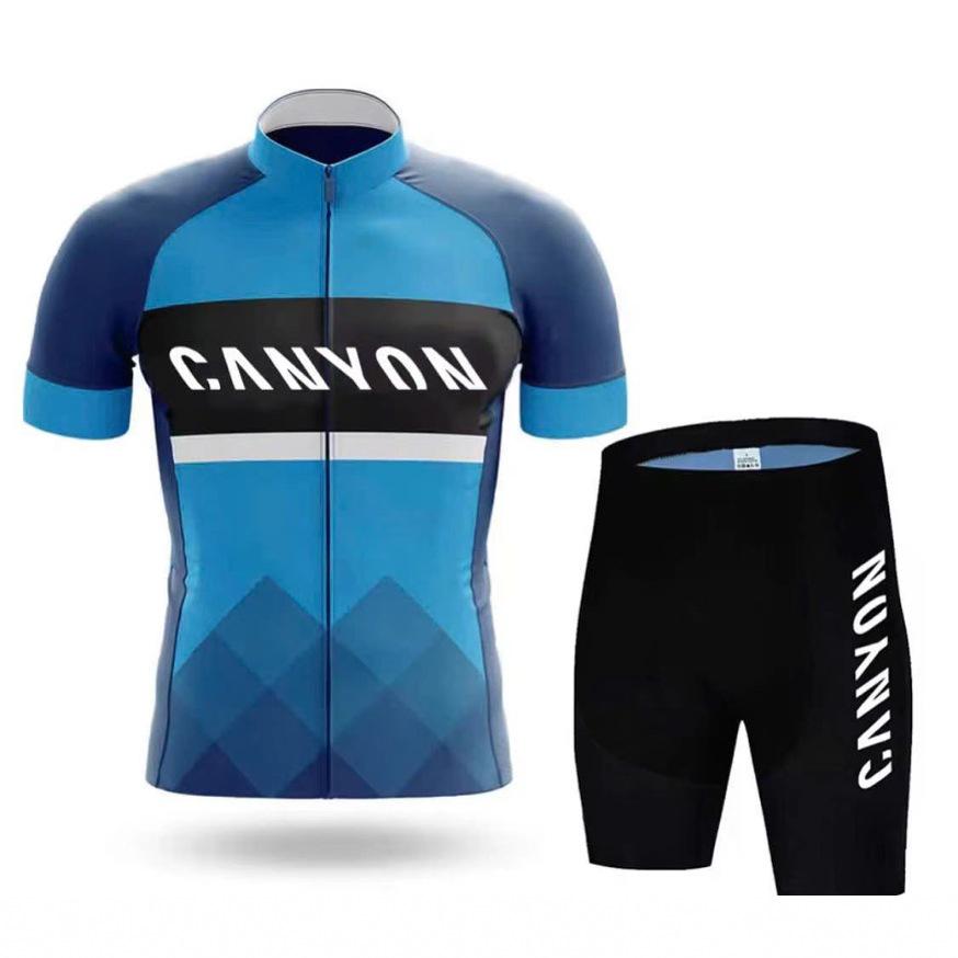 Унисекс Командная версия Дышащий Быстросохнущий Велокомплект - Короткий рукав