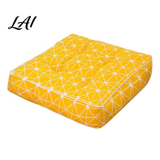 Universal Chair Cushion for Home Office Modern Stylish Cushion Ultra Soft Square Geometric or Durable Polyester Seat Pad Students Plant Prints,